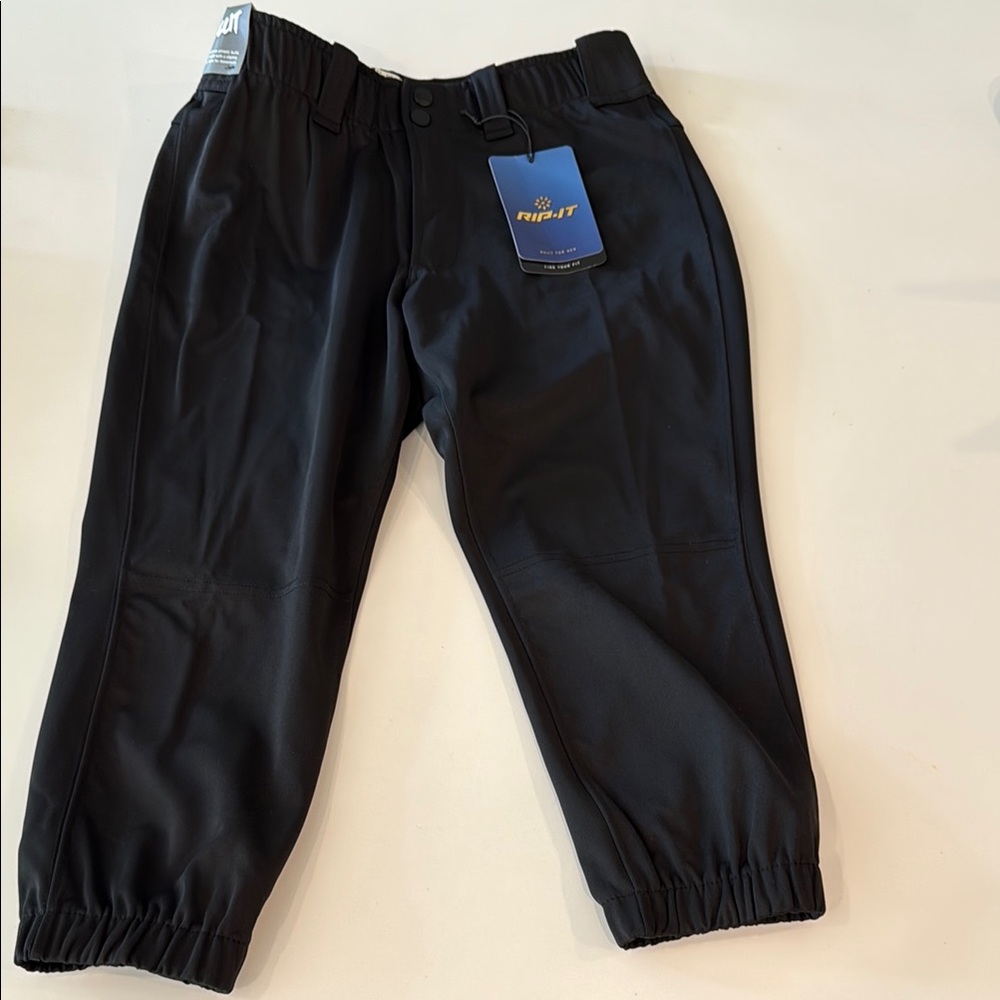 Rip-It Women’s Revolution Softball Pants NWT- Black, X-small